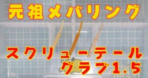 スクリューテールグラブ“1.5”(タイトル)