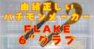 FLAKEグラブ“6”(タイトル)