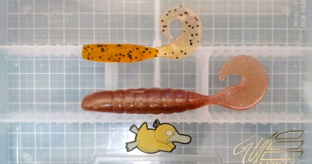 シングルテールグラブ“4”サイズ比較②